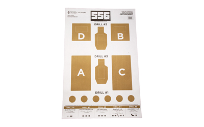 ACTGS-556TRALAB-100_1 Action Target 556 Training Lab Target — 100 Pack
