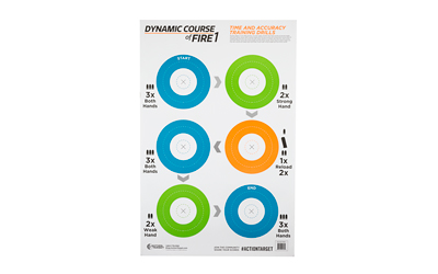 ACTGS-DCFIRE1-100_1 Action Target Game Series Dynamic 100 Pack Targets