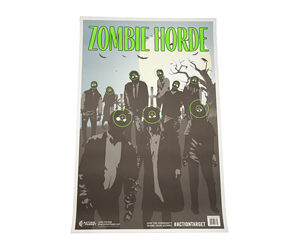 Action Target Zombie Horde Target, Green — 100 Pack