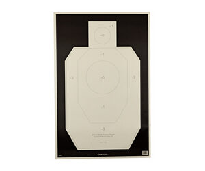 Action Target IDPAP100 IDPA Silhouette Tagboard Target, 100/Box