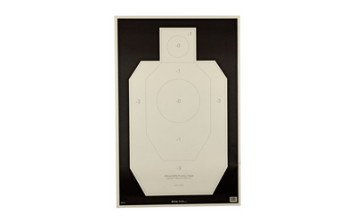ACTIDPA-P-100_1 Action Target IDPAP100 IDPA Silhouette Tagboard Target, 100/Box