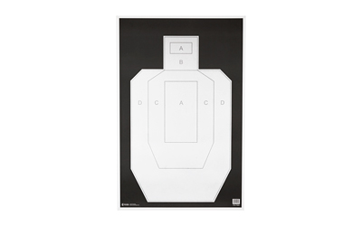 Action Target IPSC PBKB Paper Targets 100 Pack