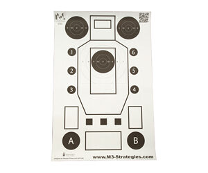 Action Target M3 Multi-Purpose V3 Paper Targets, 100-Pack