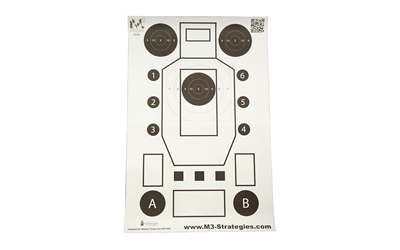 Action Target M3 Multi-Purpose V3 Paper Targets, 100-Pack
