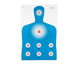 Action Target High Visibility Fluorescent Silhouette 23 x 35, 100/Box