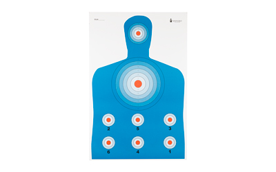 Action Target High Visibility Fluorescent Silhouette 23 x 35, 100/Box