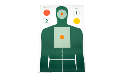 Action Target SB-1 MN Center Advanced Paper Targets, 100pk