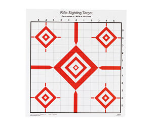Action Target Rifle Sighting Diamond Targets 14″ x 15″ 100/Box