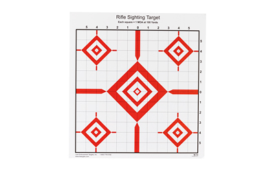 ACTSI-13-100_1 Action Target Rifle Sighting Diamond Targets 14″ x 15″ 100/Box