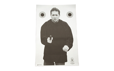 Action Target VITAL IMPACT Black Paper Targets – 100 Pack