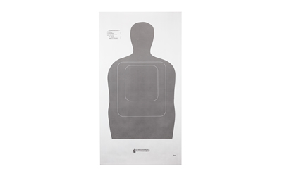 ACTTQ-15GRAY-100_1 Action Target TQ-15 Silhouette Paper Targets 24″x45″ 100 Pack