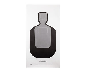 Action Target TQ-19 Standard Silhouette Paper Targets 24 x 45, 100pk