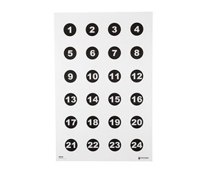 Action Target VB24100 Sighting Circle Paper Target 23×35 100pk
