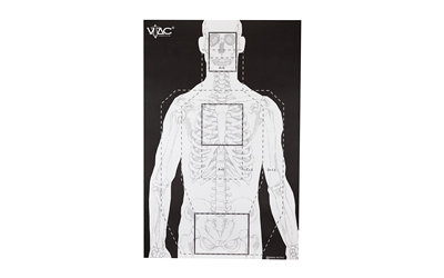 ACTVTAC-P-100_1 Action Target VTACP100 V-TAC Paper Targets 23 x 35 100 Pack