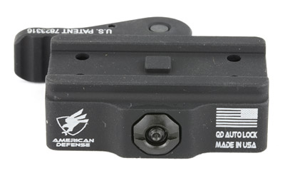American Defense AD-T1 Aimpoint Micro Low QR Mount, Black