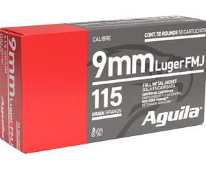 Aguila 9mm Luger 115 gr FMJ 50rd Box