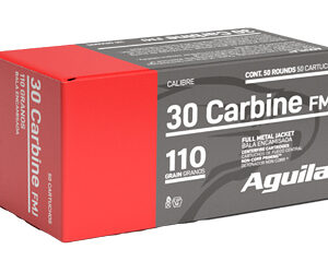 Aguila .30 Carbine 110gr FMJ — 50rd Box