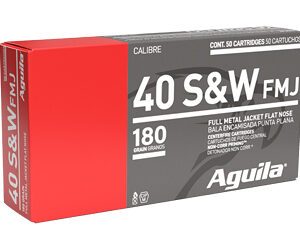 Aguila .40 S&W 180 gr FMJ — 50rd Box