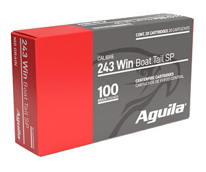 Aguila .243 Win 100gr InterLock BTSP – 20rd Box