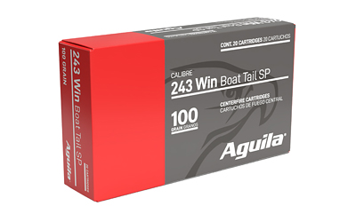 AGA8047AG_1 Aguila .243 Win 100gr InterLock BTSP – 20rd Box