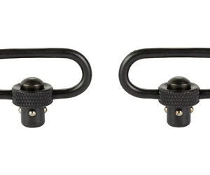 Allen Push Button QD Swivels 1.25″ Black Steel 2-Pack