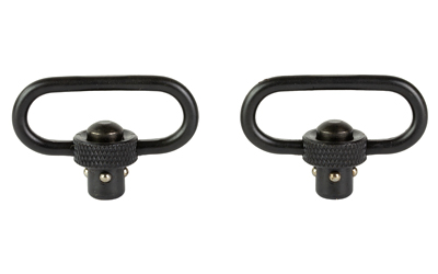 Allen Push Button QD Swivels 1.25″ Black Steel 2-Pack