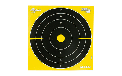 ALN15213_1 EZ-Aim Splash Bullseye Paper Targets 8″ x 8″ — 25 Pack