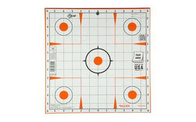 EZ-Aim Sight Grid Targets 12×12 Self-Adhesive 100 Pack