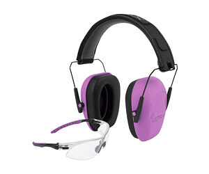 Allen ULTRX Shield Ear & Eye Combo — 23 dB, Plum