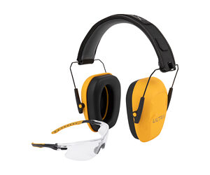 Allen ULTRX Shield Ear & Eye Combo — Yellow, 23 dB