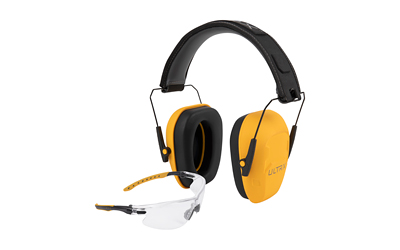 Allen ULTRX Shield Ear & Eye Combo — Yellow, 23 dB