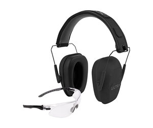 Allen ULTRX Shield Ear & Eye Combo, 23 dB, Gray