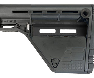 AMEND2 AMS Modular Lower Storage Mil-Spec Carbine Stock, Black