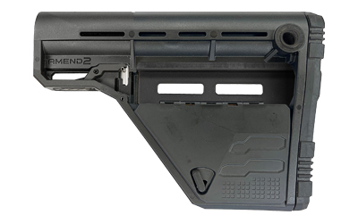 AMEND2 AMS Modular Lower Storage Mil-Spec Carbine Stock, Black