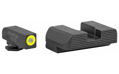 AMGGL-701_1 AmeriGlo Protector Sights for Glock – Black Rear, Tritium Front