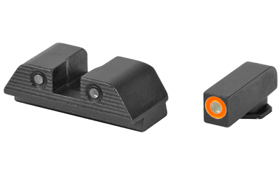 AMGGL-817_1 AmeriGlo Trooper Night Sights for Glock 20/21 MOS — Green/Orange Front