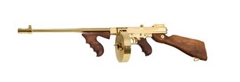 Auto-Ordnance Thompson 1927A-1 .45 ACP 16.5in Gold 50/20rd