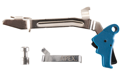 APX102-P175_1 Apex Action Enhancement Polymer Trigger Kit — Blue (Glock Gen3/4)