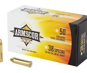 Armscor 38 Special 158gr FMJ – 50rd