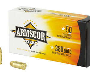 Armscor 380 ACP 95gr FMJ — 50rd Box