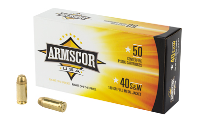Armscor 40 S&W 180gr FMJ 50rd