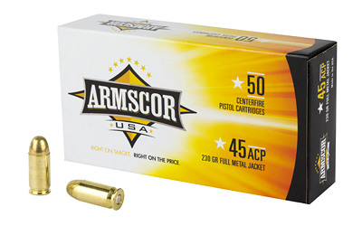 Armscor 45 ACP 230gr FMJ — 50 Rounds