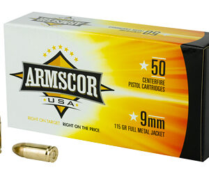 Armscor 9mm Luger 115gr FMJ 50rd Box