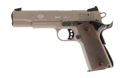 ATIGERG2210M1911T_1 ATI GSG M1911 .22 LR 5″ Threaded Barrel Tan