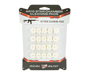 Real Avid AR15 Star Chamber Cleaning Pads – 20-Pack