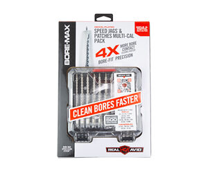 Real Avid Bore-Max Speed Jags & Patches, Multi-Cal Pack