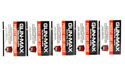 Real Avid Gun-Max Gun Oil Wipes, 25-Count