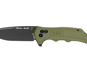 Real Avid RAV-4 3.25in Folding Knife, OD Green