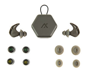 Axil X20 Ear Plugs Charcoal — Dual-Tip