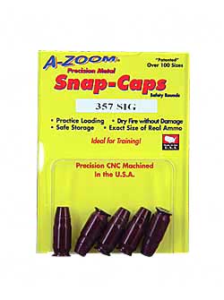 A-Zoom Snap Caps .357 Sig, 5-Pack
